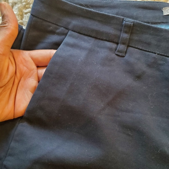 SMART SET | Cropped Navy  Blue Dress Pants (Size 8) - Picture 4 of 7